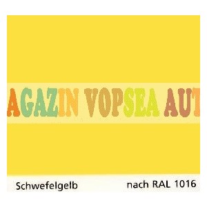 Vopsea auto / industriala RAL 1016 Schwefelgelb