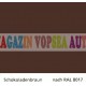 Vopsea auto / industriala RAL 8017 Schokoladenbraun