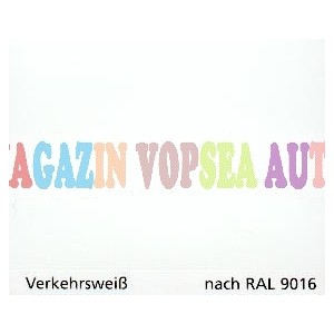 Vopsea auto / industriala RAL 9016 Verkehrsweib