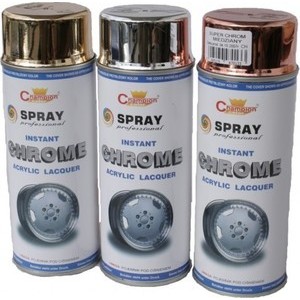 Spray vopsea auto Champion Crom argintiu